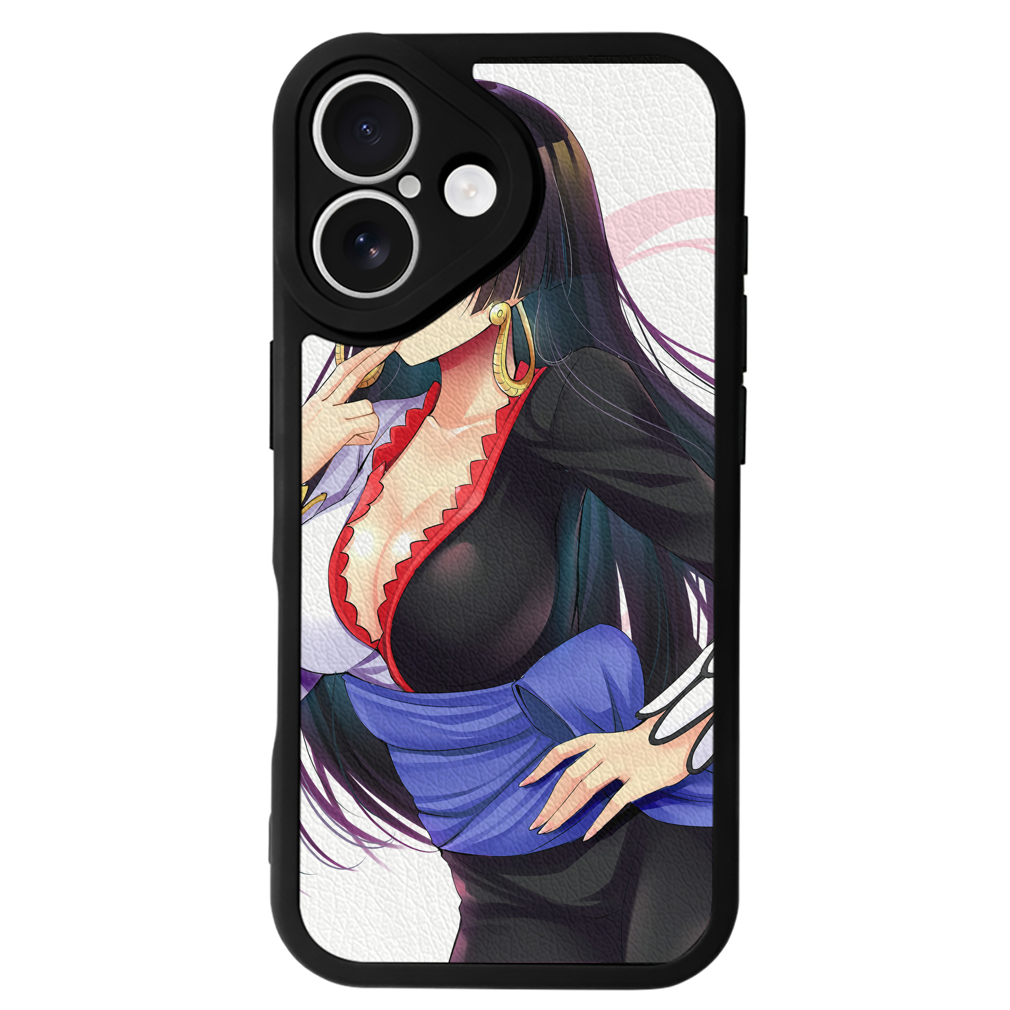 （画像用） ワンピース ONE PIECE 【iPhone 16シリーズ対応】シリコンスマホケース（レザー調） 材質：シリコン
